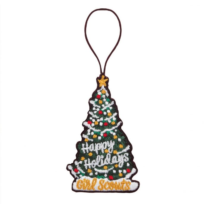 CHRISTMAS TREE PATCH ORNAMENT