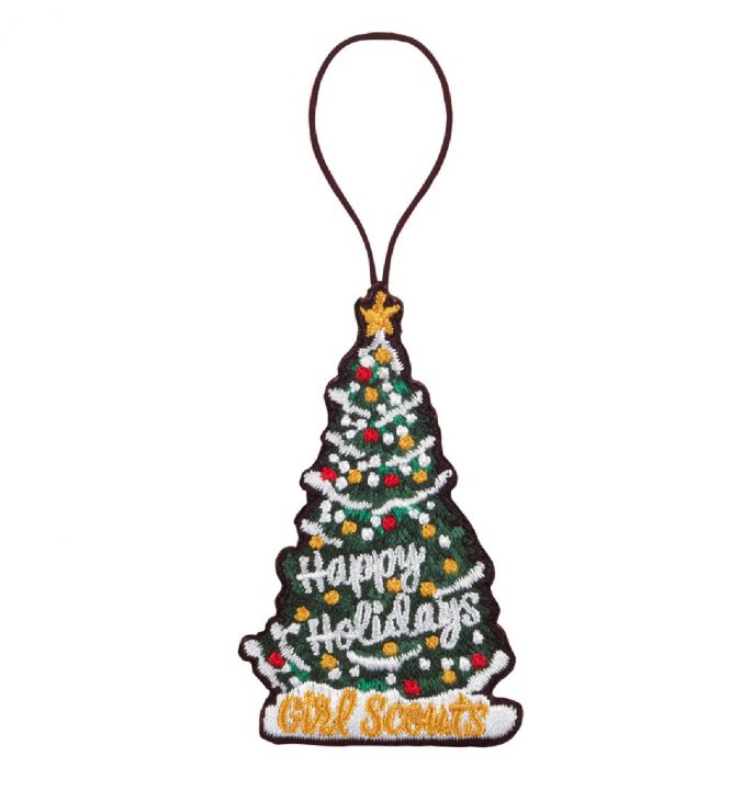 CHRISTMAS TREE PATCH ORNAMENT