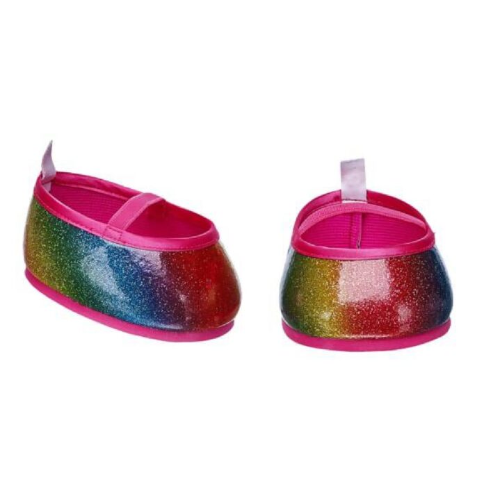 Build A Bear Rainbow Flats