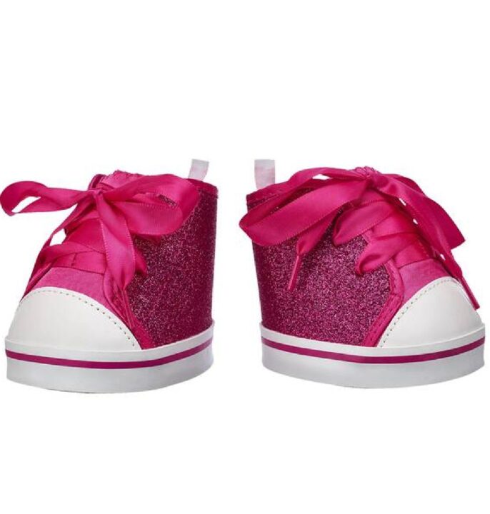 Build A Bear Pink Sparkle Hitop