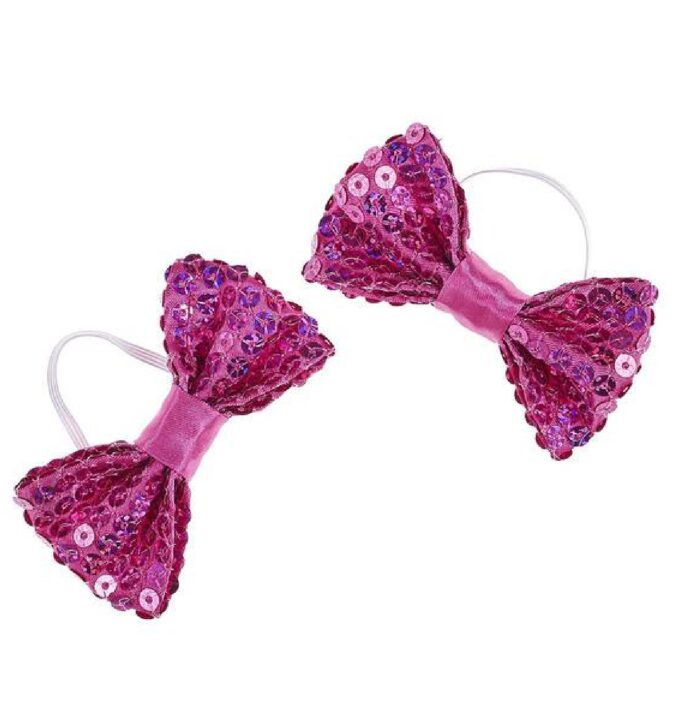 Build A Bear Fuchsia Bow 2PK