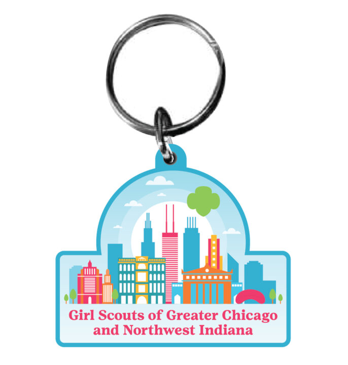 GCNWI Skyline Keychain
