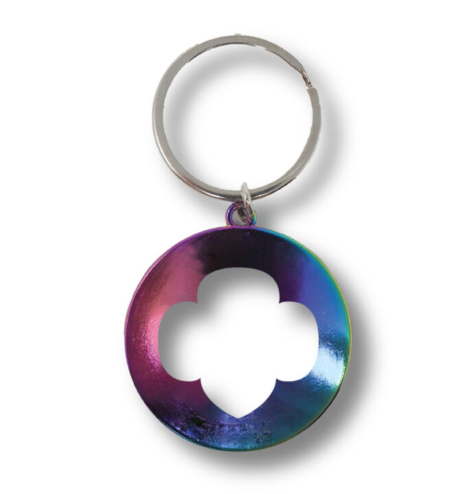 Trefoil Cutout Keychain