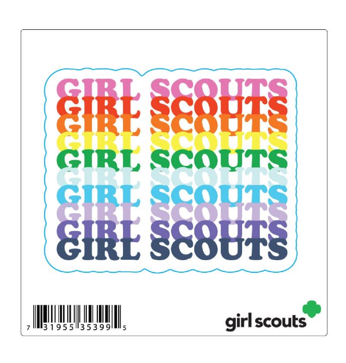GIRL SCOUTS REPEAT DECAL