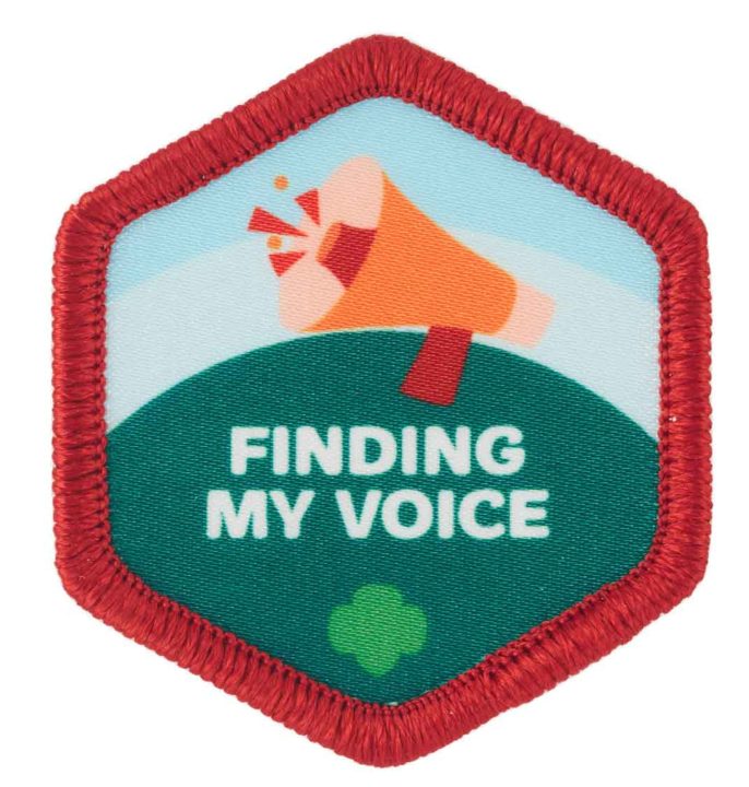 Cadette Mental Wellness Patch Finding My Voice