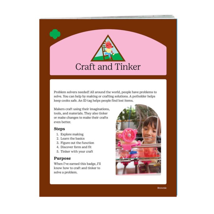 CRAFT AND TINKER BROWNIE BADGE REQUIREMENTS