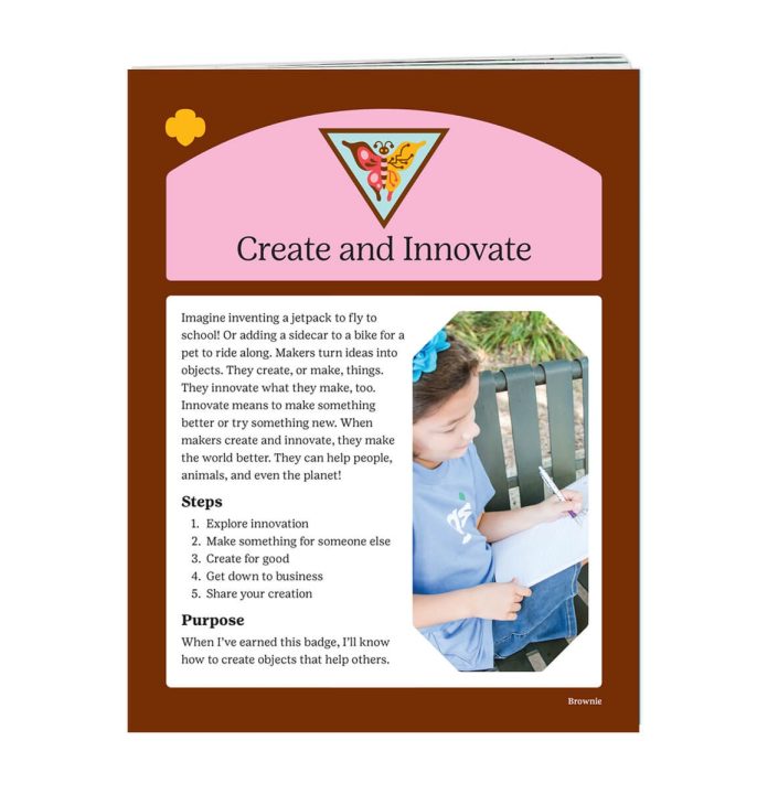 CREATE AND INNOVATE BROWNIE BADGE REQUIREMENTS