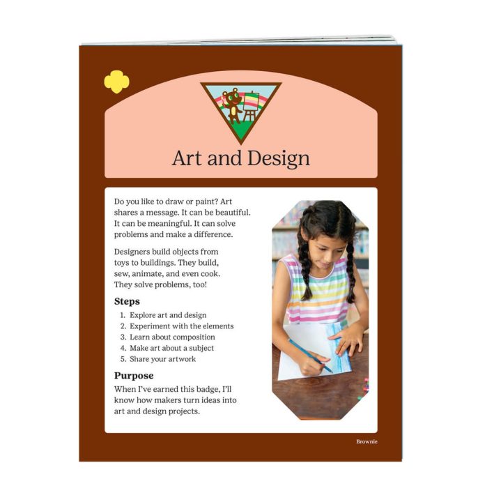 ART AND DESIGN BROWNIE REQUIREMENTS
