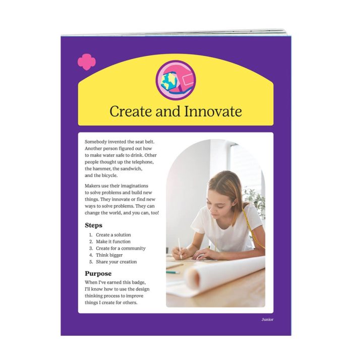 CREATE AND INNOVATE JUNIOR BADGE REQUIREMENTS