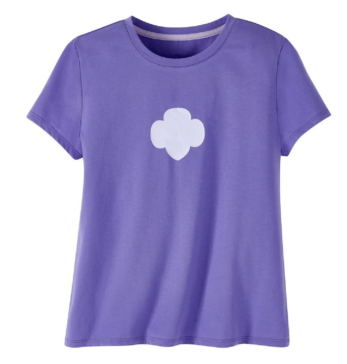 Youth Purple Trefoil T-Shirt