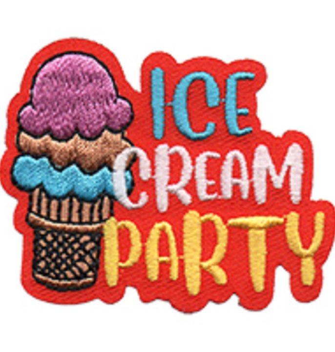 Ice Cream Party Patch