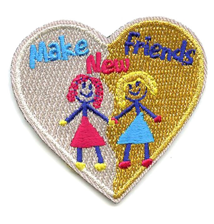 Make New Friends (Heart) Patch