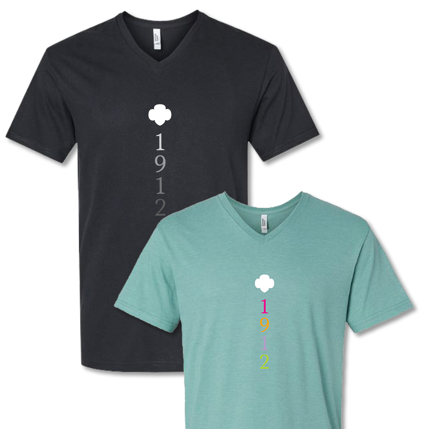 1912 Adult V-Neck T-Shirt