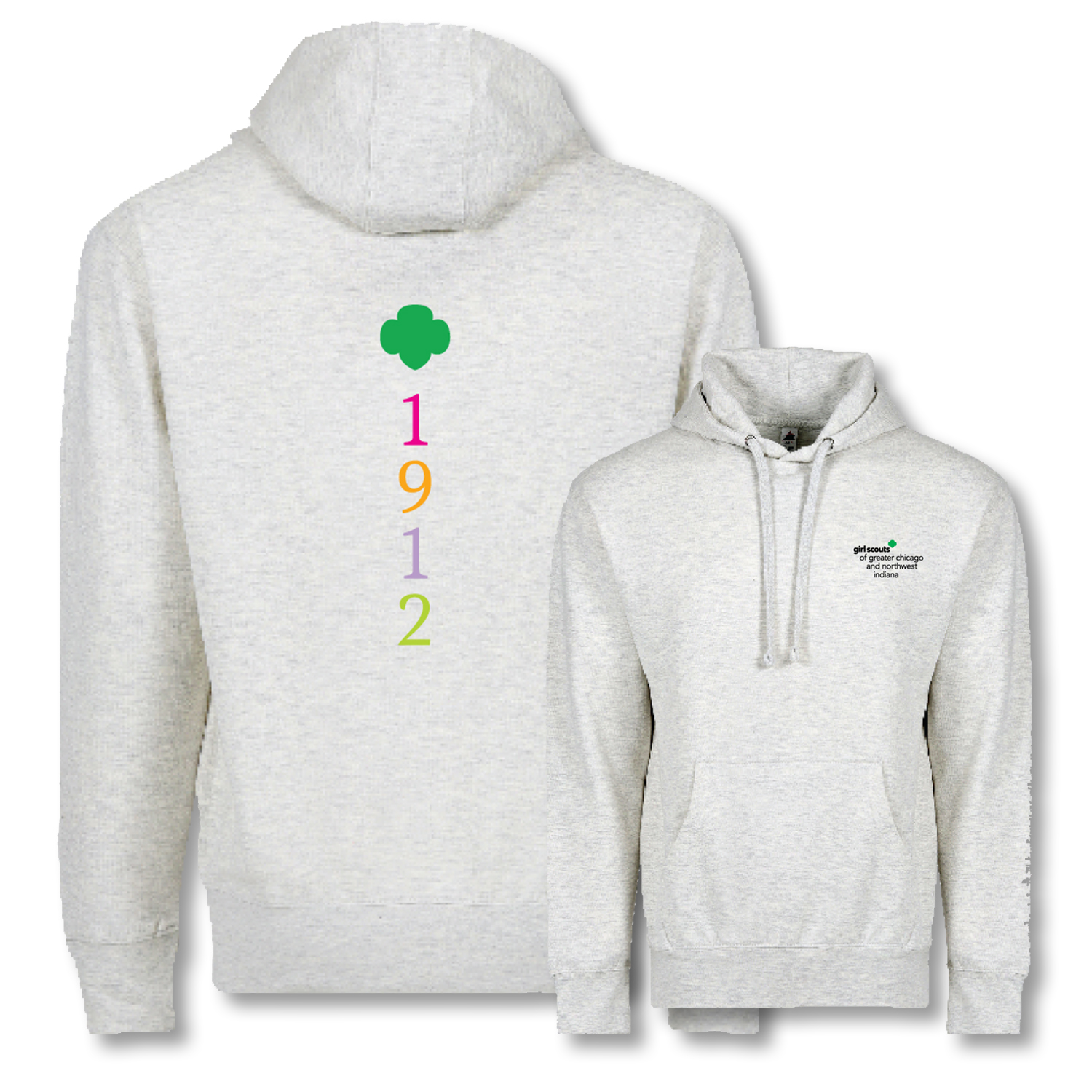 1912 Cream Adult Hoodie