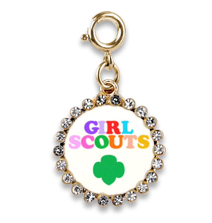 Gold Girl Scout Medallion Charm