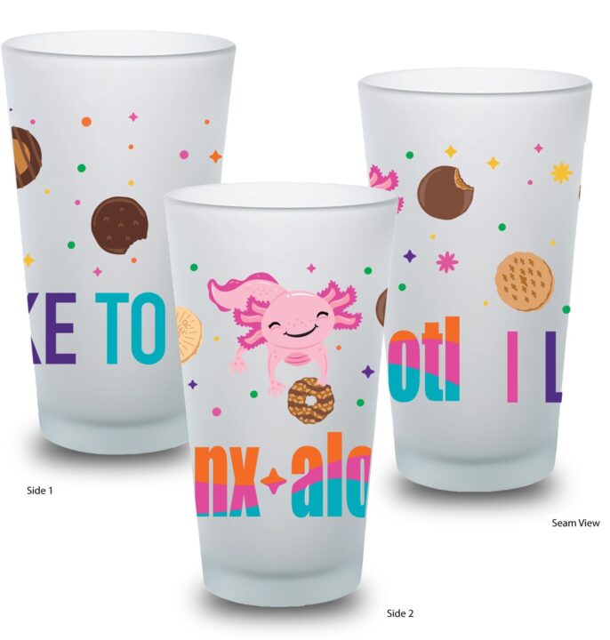 Own Your Magic Axolotl Glass