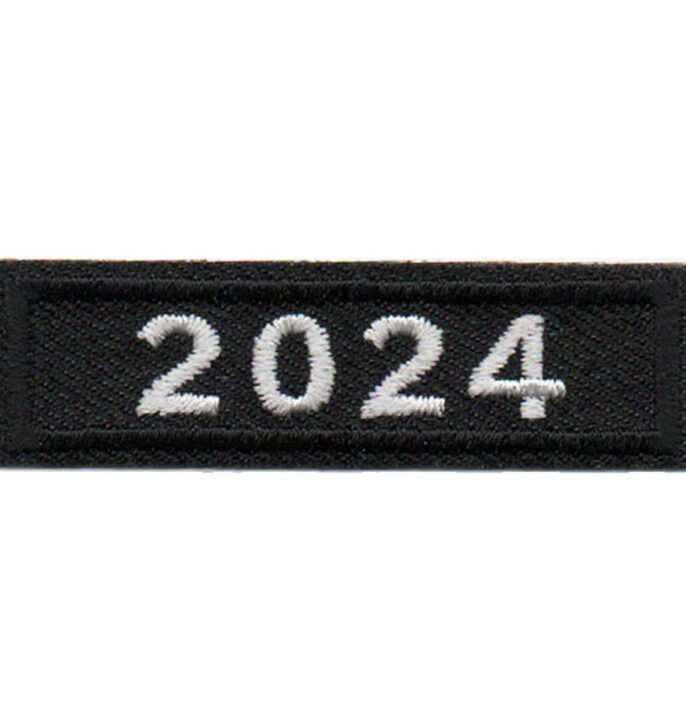 MEGS 2024 Year Bar Black Patch