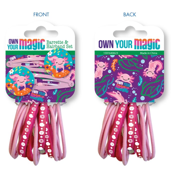 Own Your Magic Axolotl Hair Tie Set