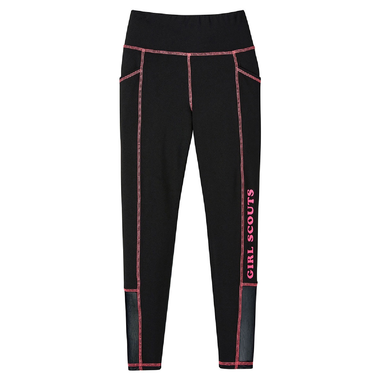 Youth Mesh Detail Legging - SMALL