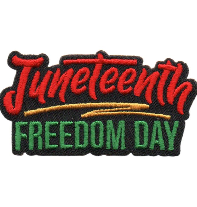 Juneteenth Freedom Day Patch