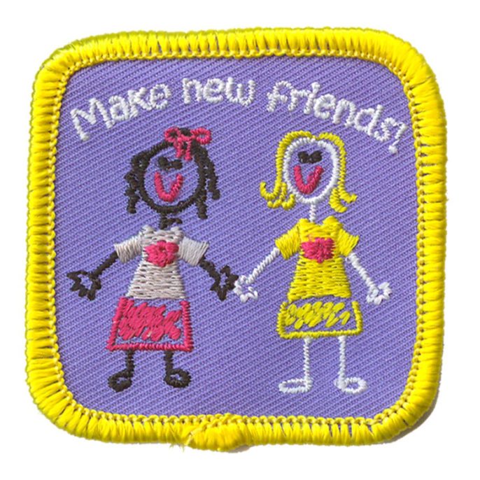 Make New Friends Patch