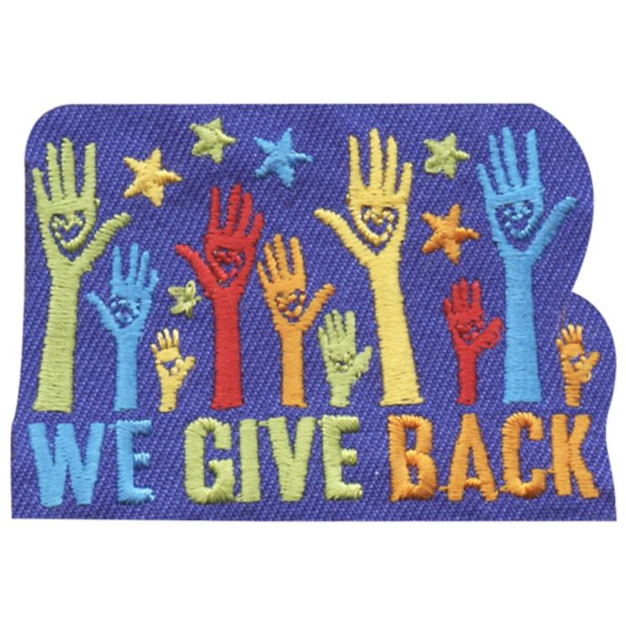 We Give Back Patch