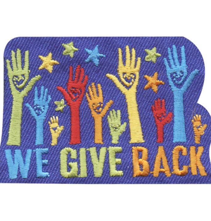 We Give Back Patch