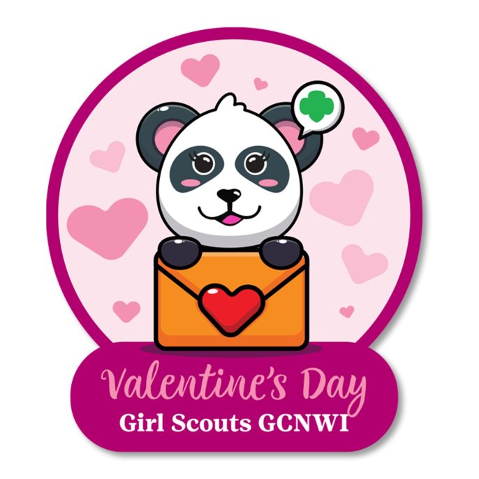 GCNWI Valntine’s Day Panda