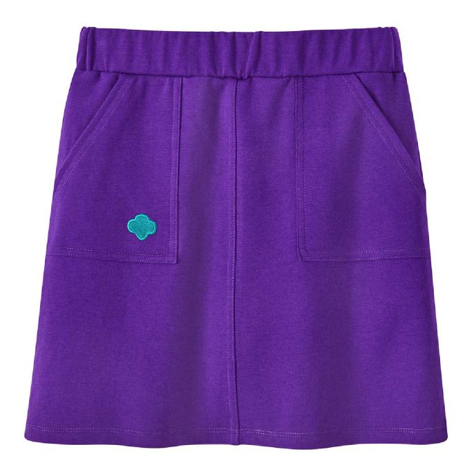 Junior Purple Cargo Skirt