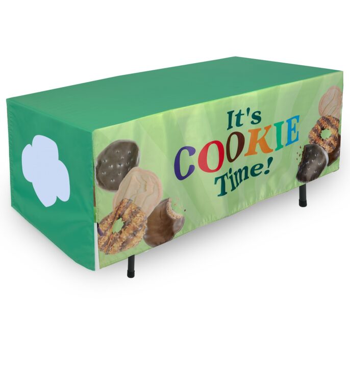 Cookie Tablecloth 72″ X 108″ Green