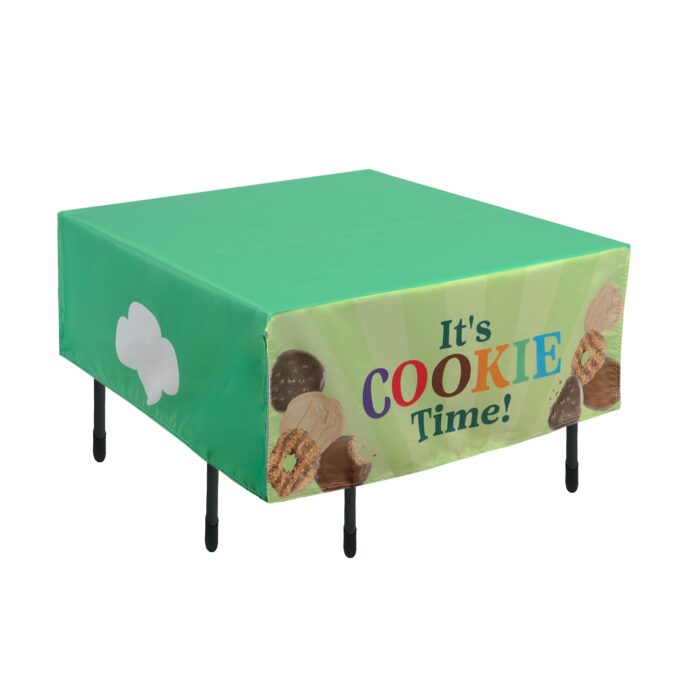 Cookie Tablecloth 60″ X 60″ Green