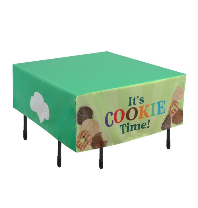 Cookie Tablecloth 60″ X 60″ Green