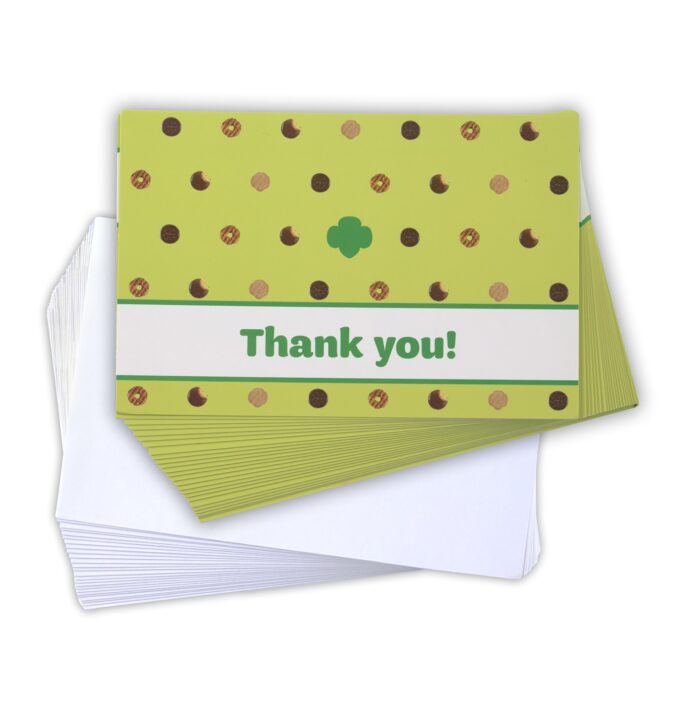 Cookie Thank You Card 20 Pack