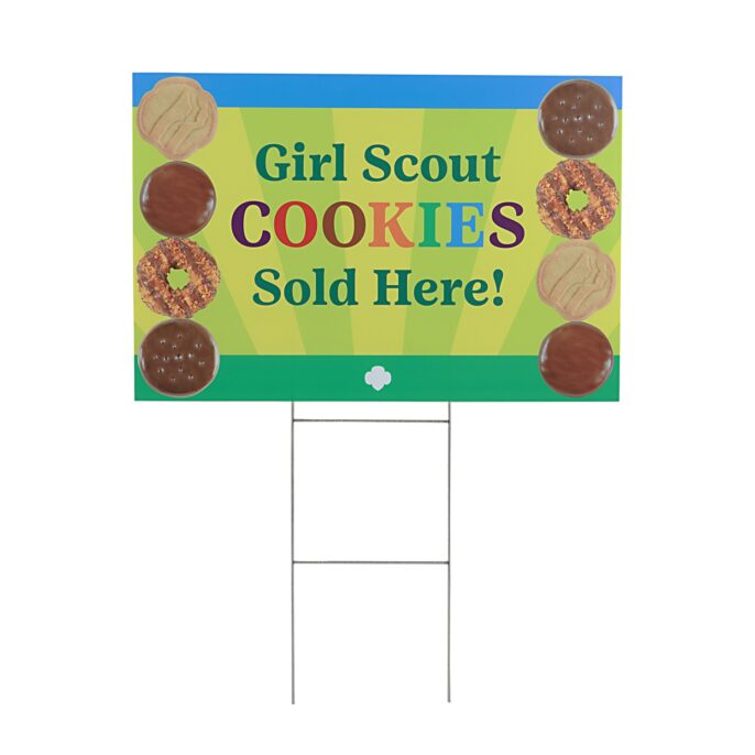 Cookie Yard Sign Green