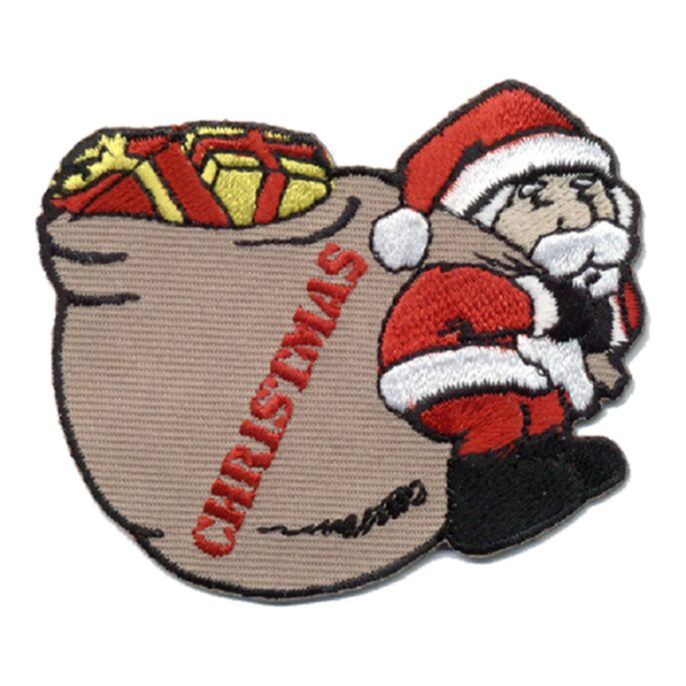 Christmas (Santa with Bag) Patch