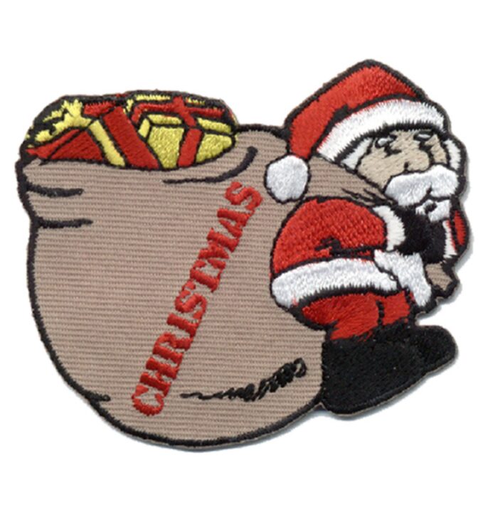 Christmas (Santa with Bag) Patch