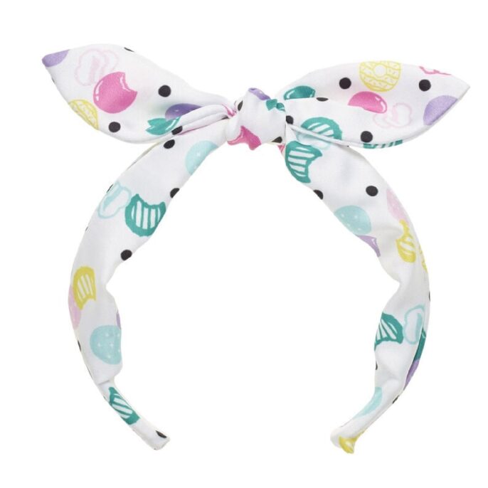 BAB GS White & Teal Headband