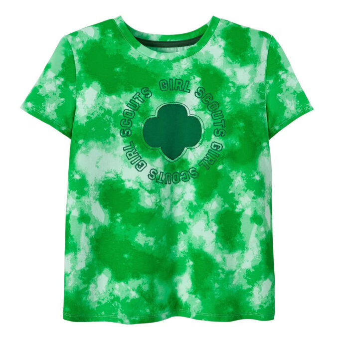 Green Tie Dye Youth T-Shirt