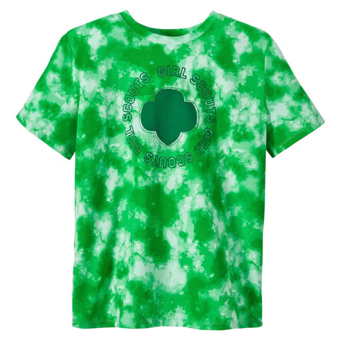 Green Tie Dye Adult T-Shirt