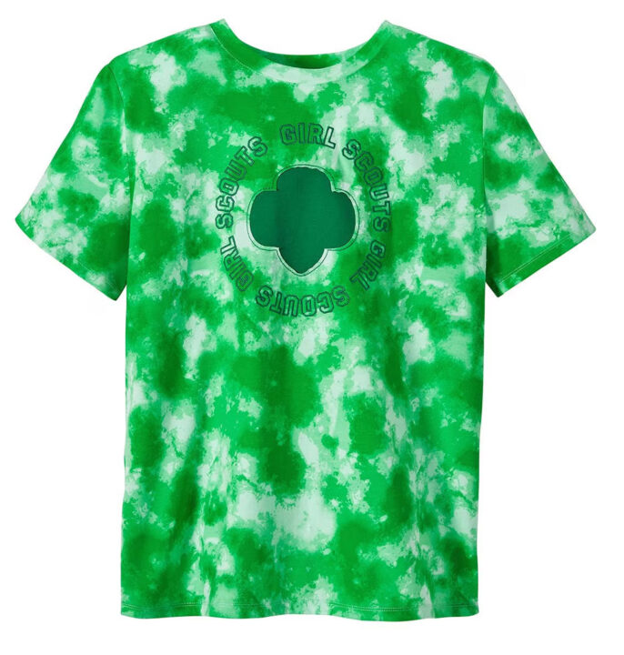 Green Tie Dye Adult T-Shirt