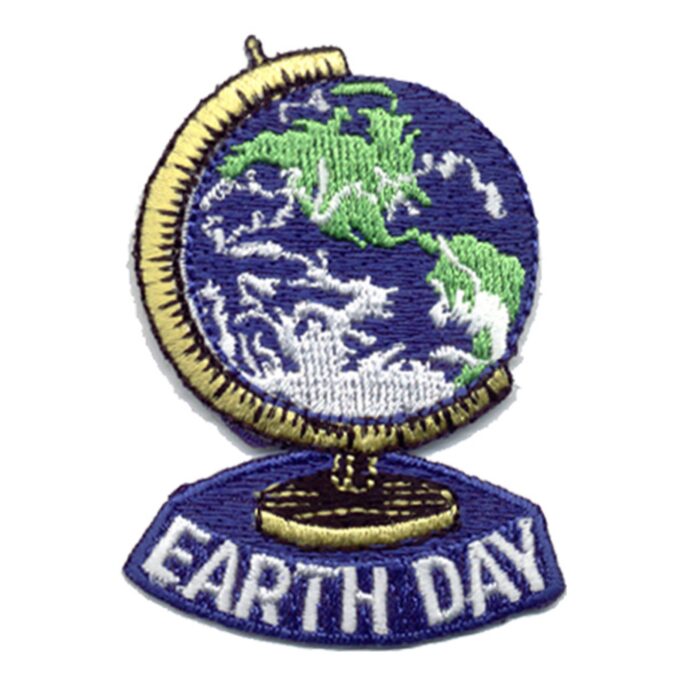 Earth Day-Globe Patch