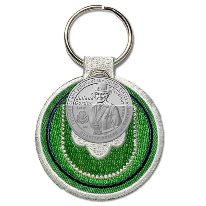 Juliette Gordon Low Quarter Holder Keychain