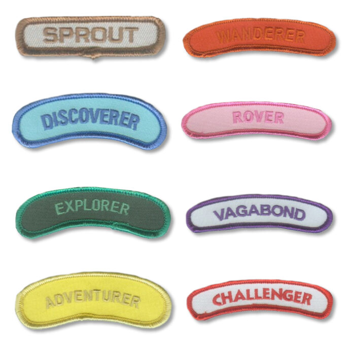 Volunteer Led Camp Progression Rocker Patch
