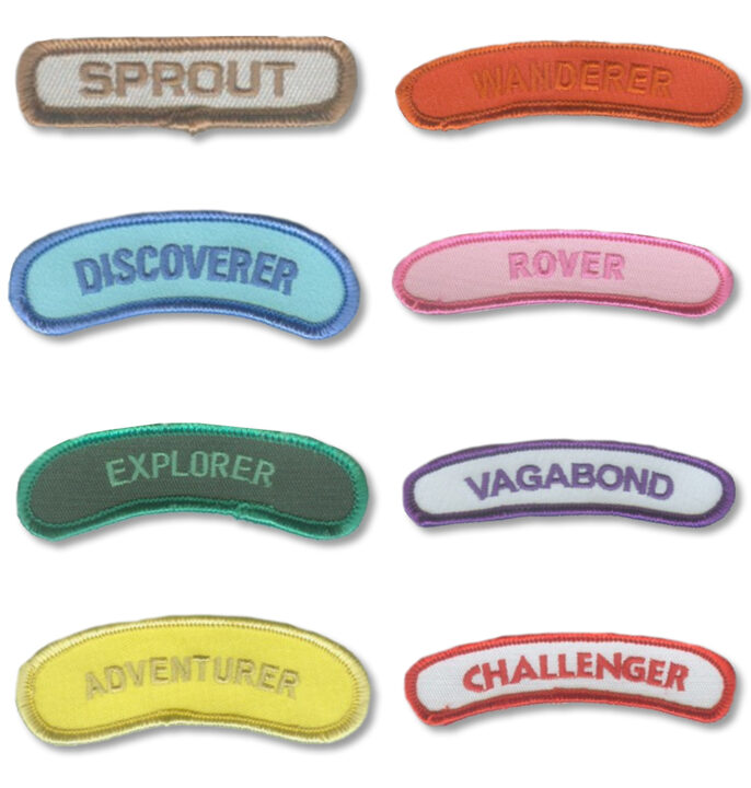 Volunteer Led Camp Progression Rocker Patch