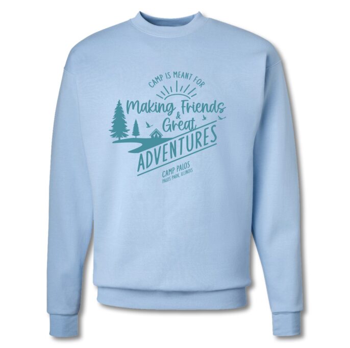 Camp Palos Light Blue Sweatshirt