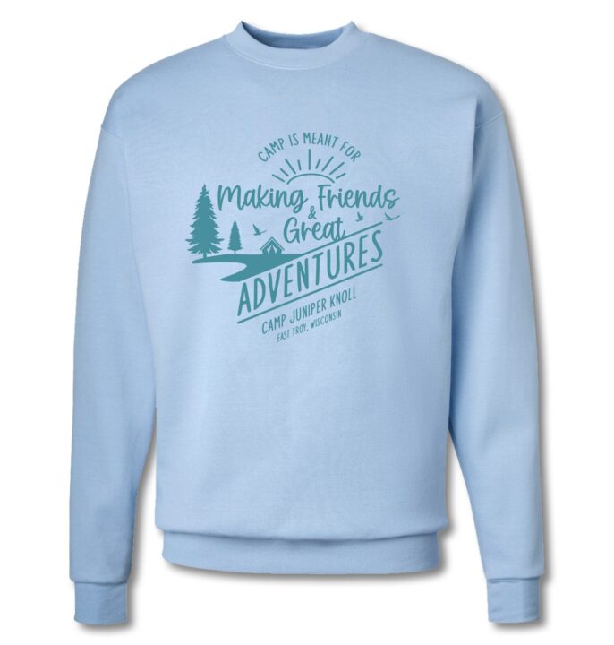 Camp Juniper Knoll Light Blue Sweatshirt