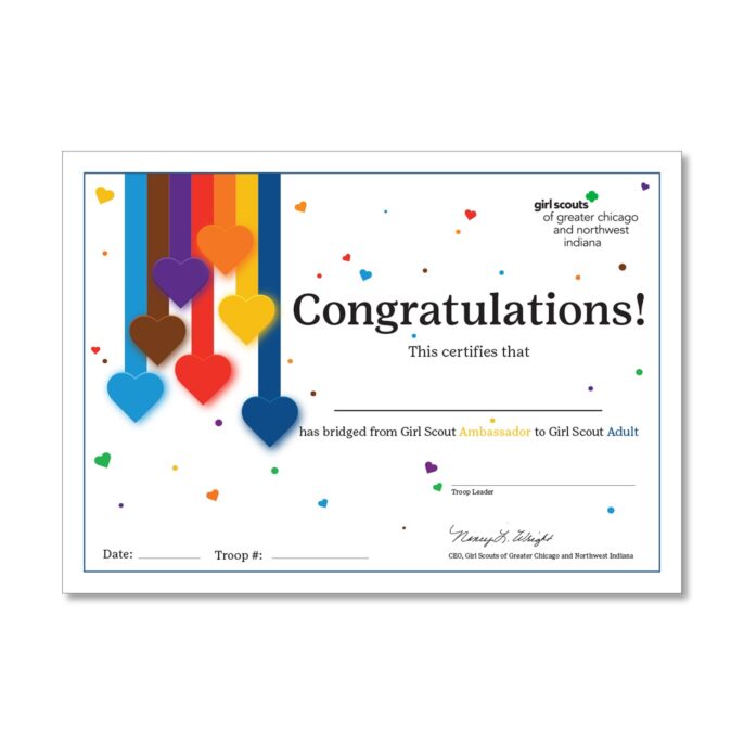 Bridge to Adult Cert 2025