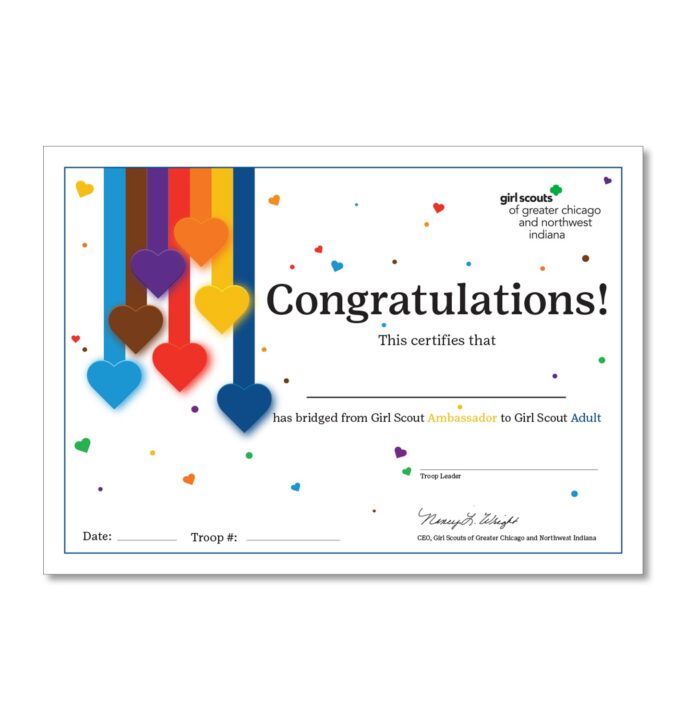 Bridge to Adult Cert 2025