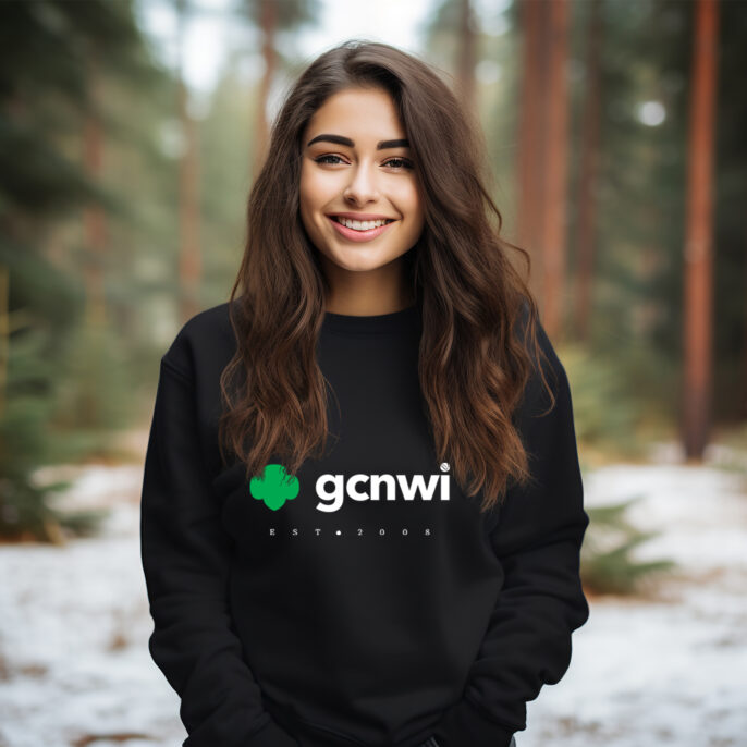 GCNWI Black Est 2008 Crewneck Sweatshirt