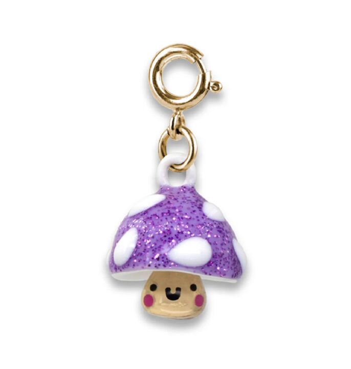Glitter Mushroom Charm